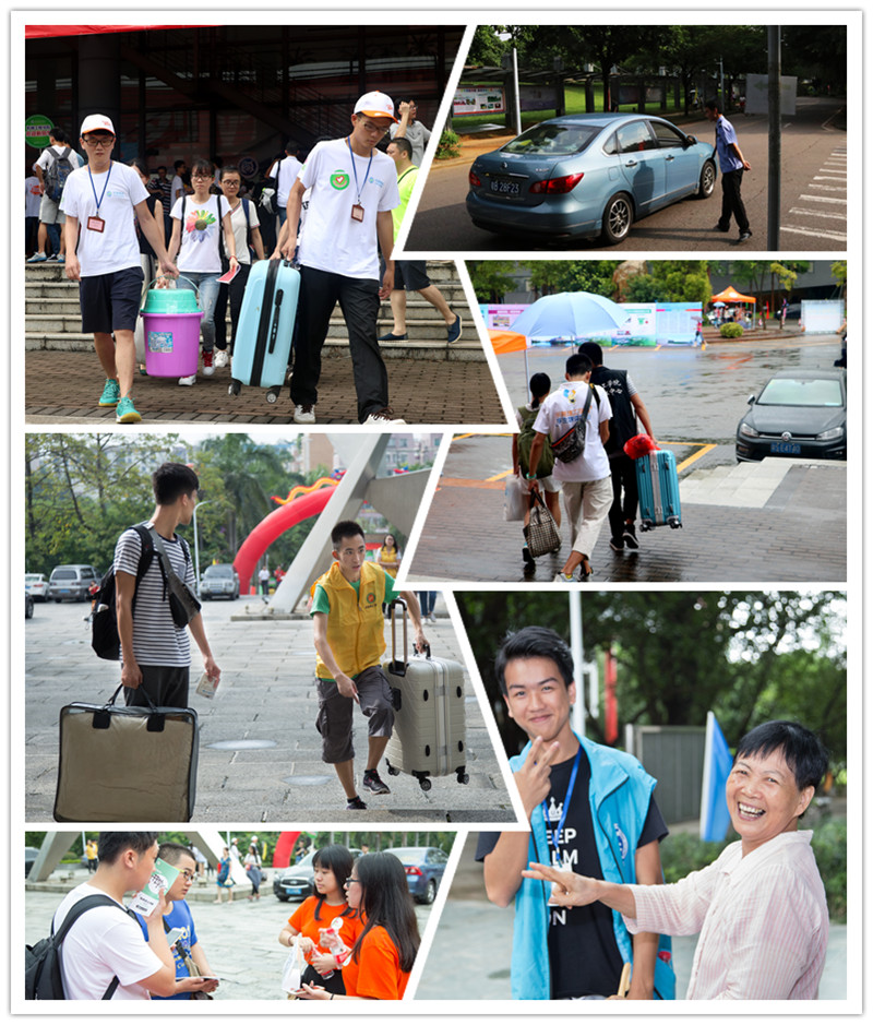 哪里有新生哪里就有志愿者