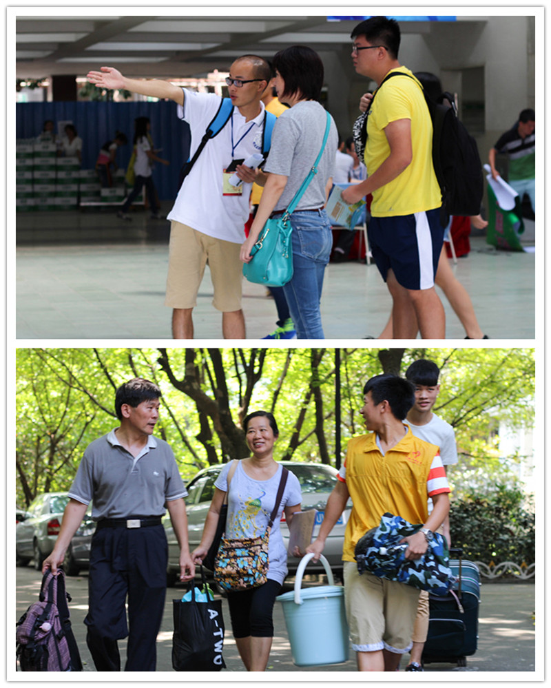 哪里有新生,哪里就有志愿者